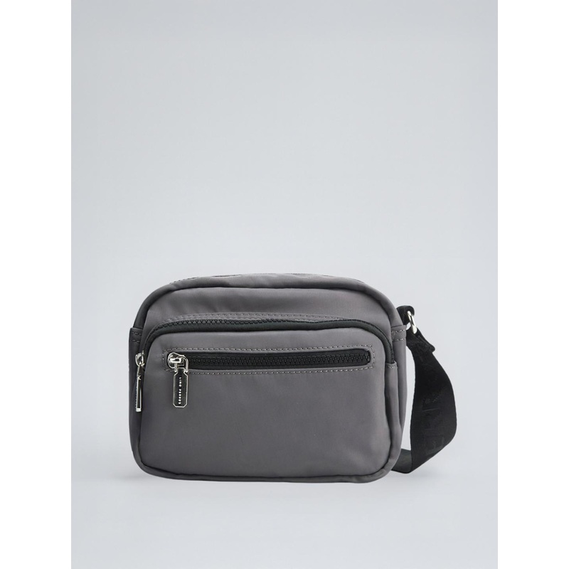 Lino Perros Unisex Solid Structured Sling Bag