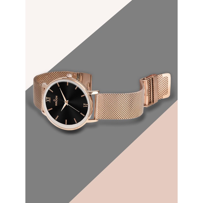 WROGN Men Embellished Dial & Stainless Steel Straps Analogue Watch HOBWRG0453