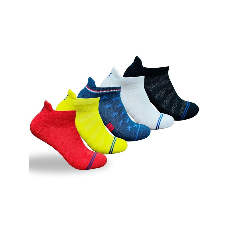 WROGN Unisex Pack Of 5 Assorted Ankle-Length Socks