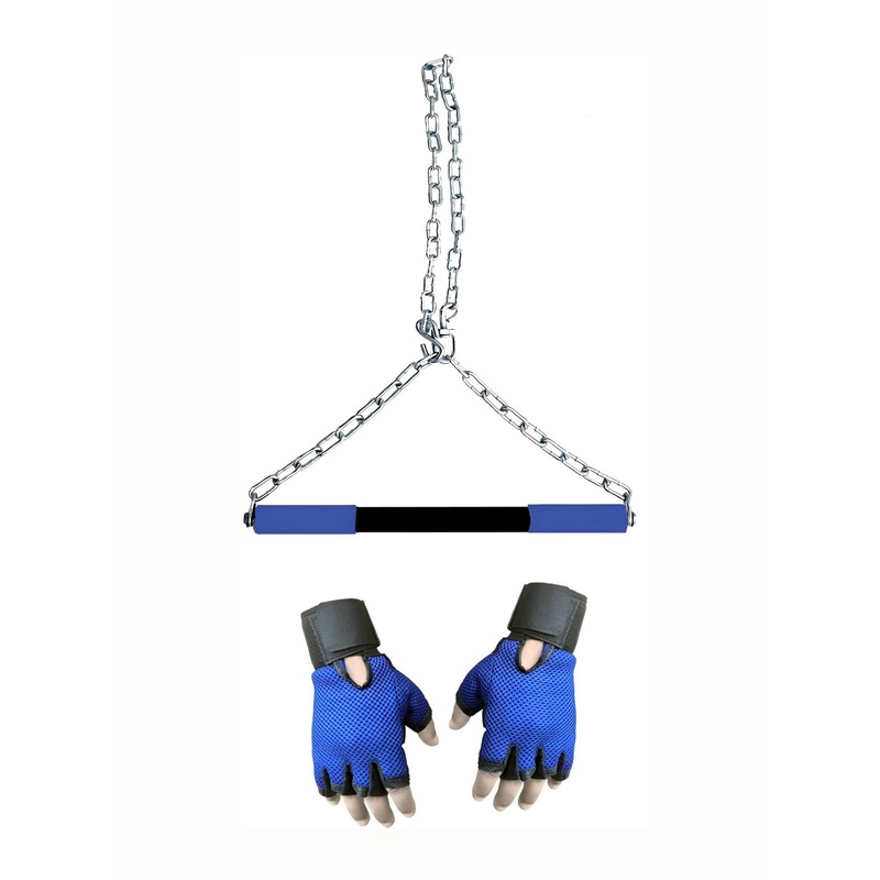 YMD Pair Of Gloves With Rod Chain Workout Accessories