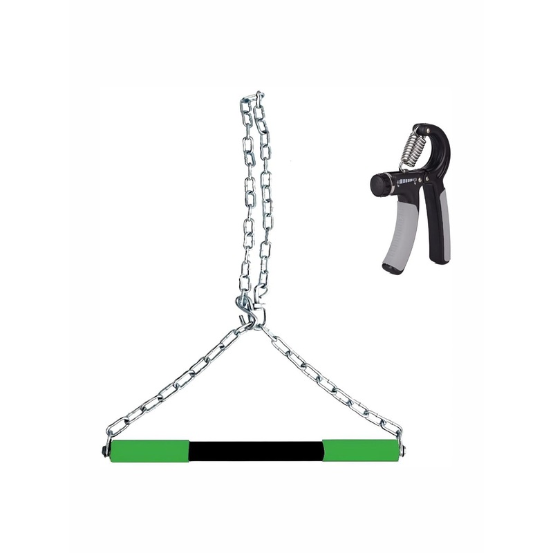 YMD Set Of 2 Chain Rod & Hand Gripper Workout Accessories