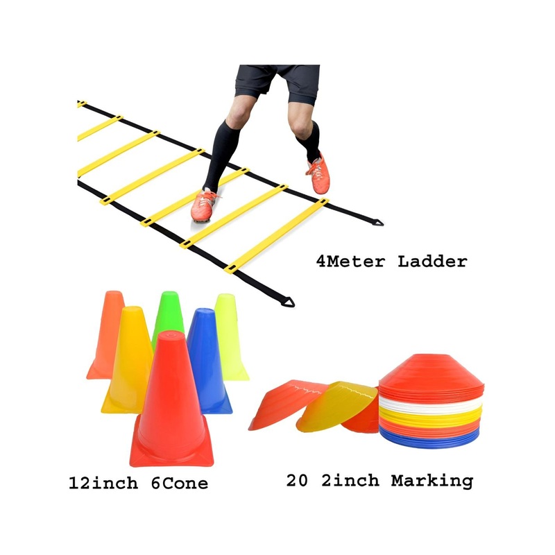 YMD Set Of 27 Cones & Ladder Workout Accessories