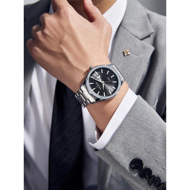 Daniel Hechter Paris Bastille Collection Analog Watch for Men with Stainless Steel Strap