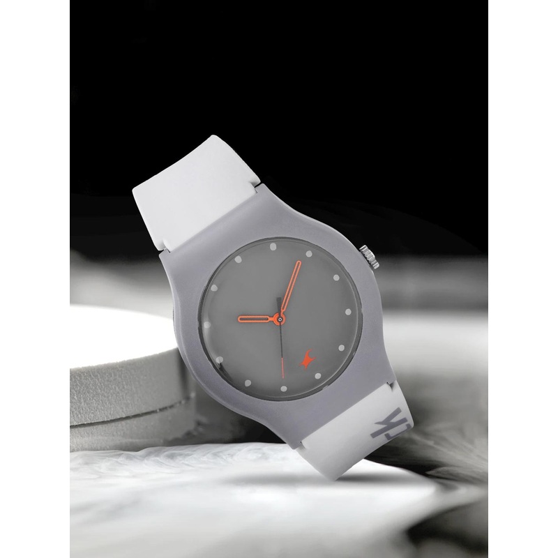 Fastrack Unisex Grey Dial & Grey Straps Analogue Watch 9915PP59