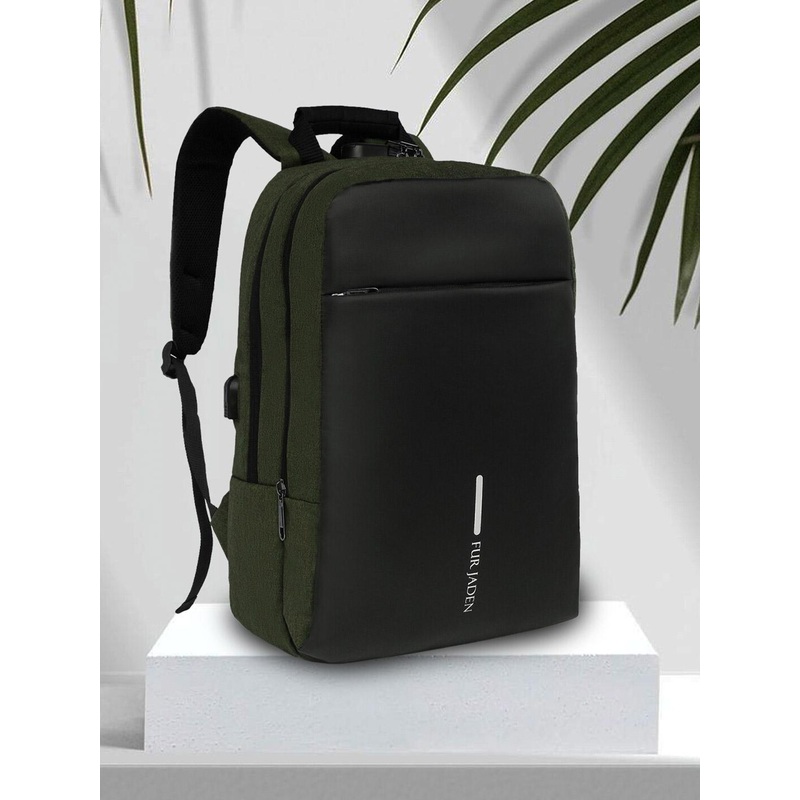 FUR JADEN Unisex Brand Logo Backpack