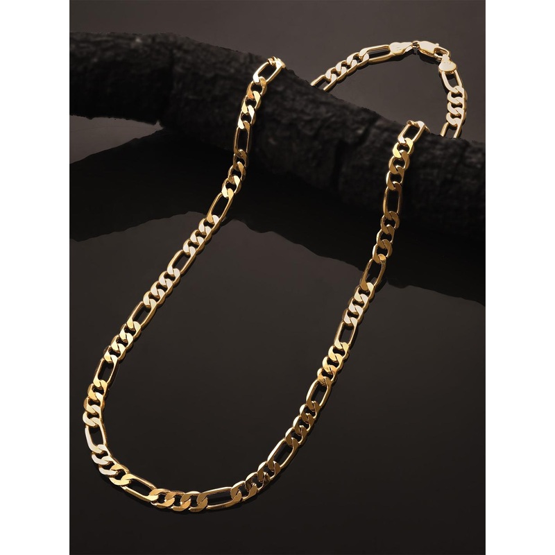 The Roadster Lifestyle Co. Men Gold-Plated Brass Minimal Chains