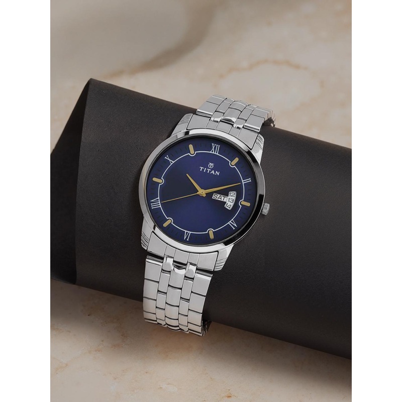 Titan Karishma Men Blue Analogue watch NL1774SM01