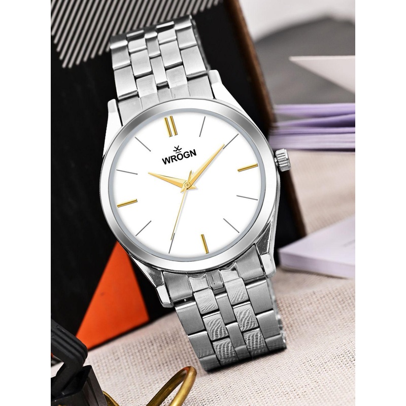 WROGN Men Dial & Bracelet Style Straps Analogue Watch HOBWRG0470A