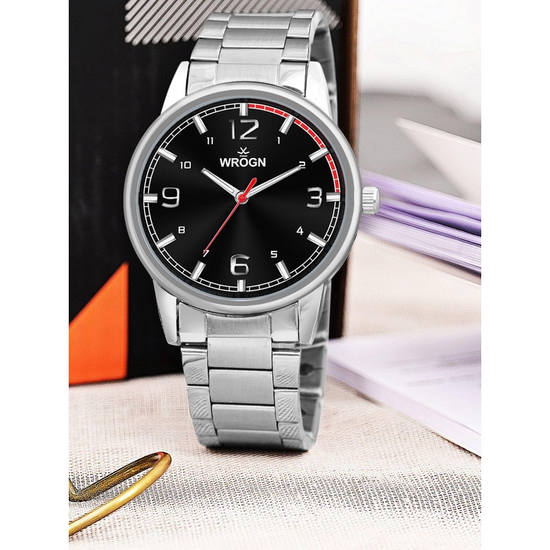 WROGN Men Dial & Bracelet Style Straps Analogue Watch HOBWRG0473A