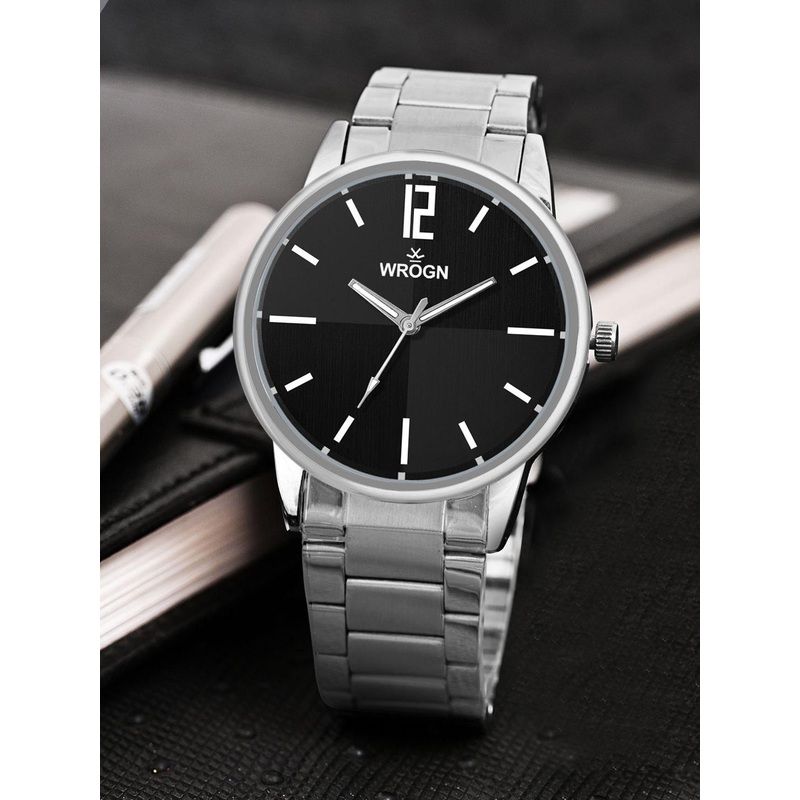 WROGN Men Dial & Bracelet Style Straps Analogue Watch HOBWRG0475