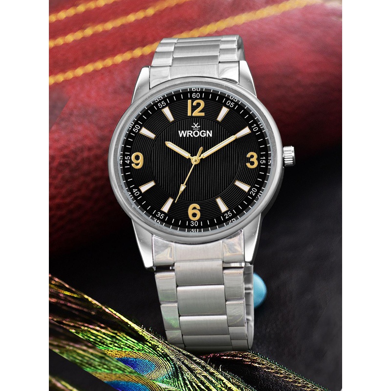 WROGN Men Dial & Bracelet Style Straps Analogue Watch HOBWRG0477