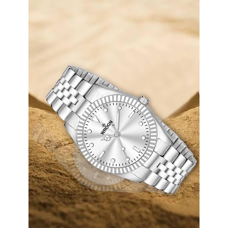WROGN Men Stainless Steel Straps Analogue Watch HOBWRG0447