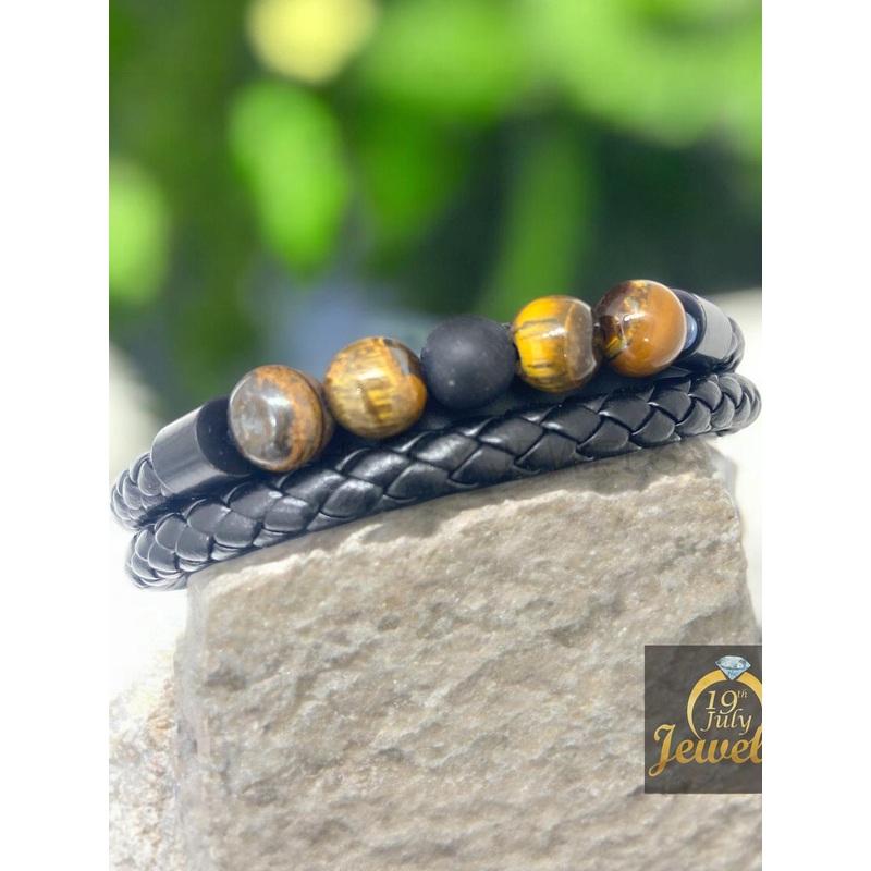 19TH JULY JEWELS  Leather Bracelet