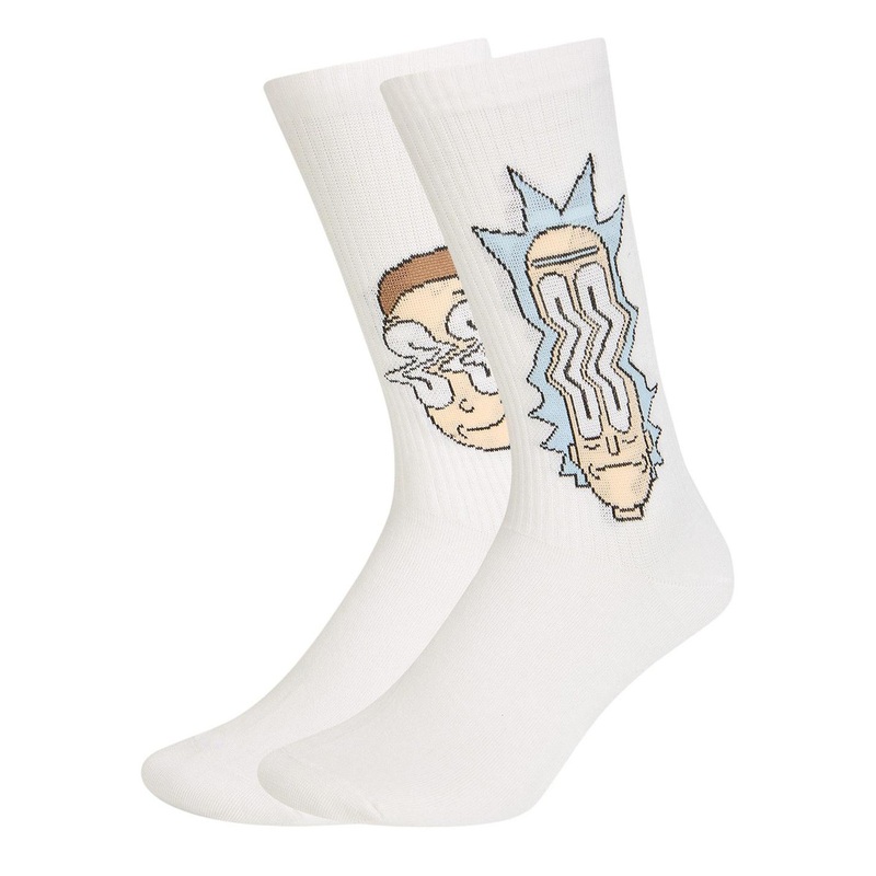 Socksxpress Rick & Morty Men Pack Of 2 Patterned Combed Cotton High- Ankle Length Socks