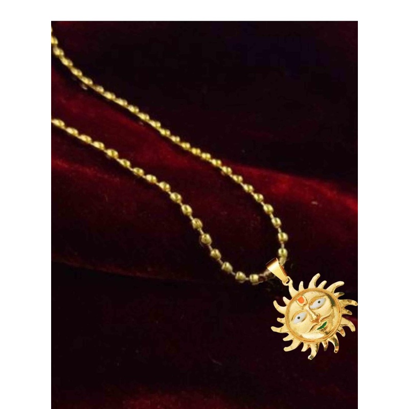 Sullery Gold-Plated Geometric Pendants