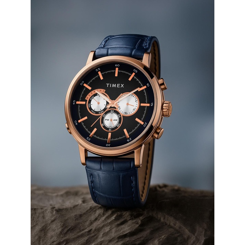 Timex Men Blue Multifunction Analogue Watch – TW000T310