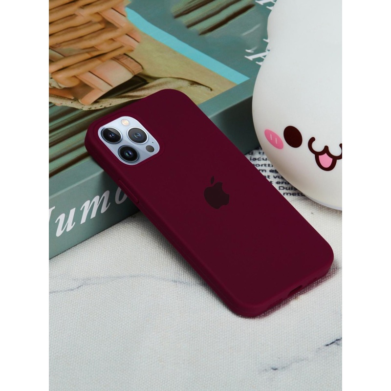TREEMODA Solid Silicon iPhone 15 Pro Back Case Mobile Accessories