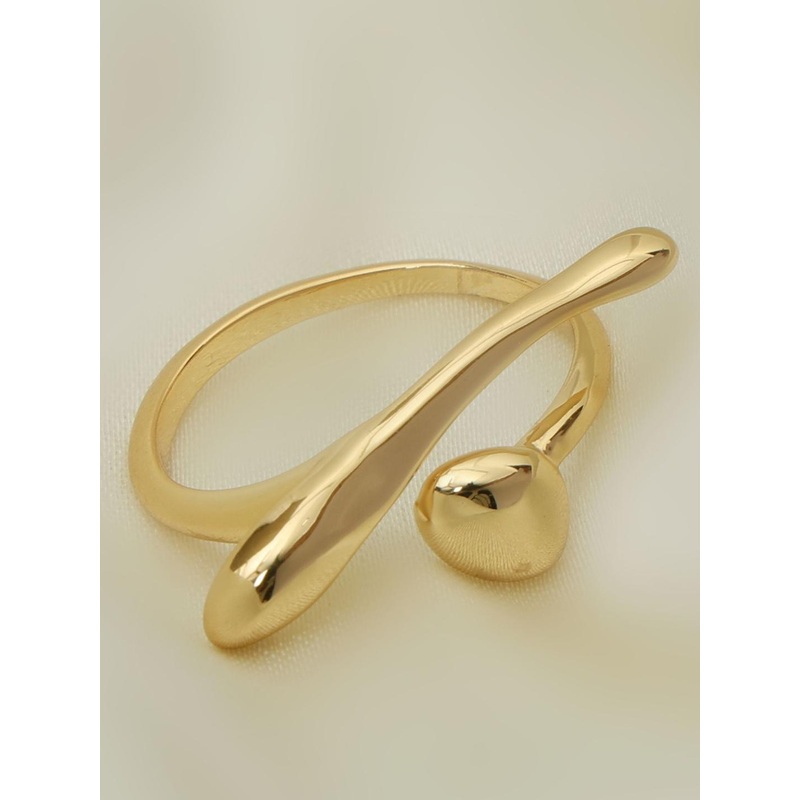 VIARI ACCESSORIES Luna Gold-Plated Finger Ring