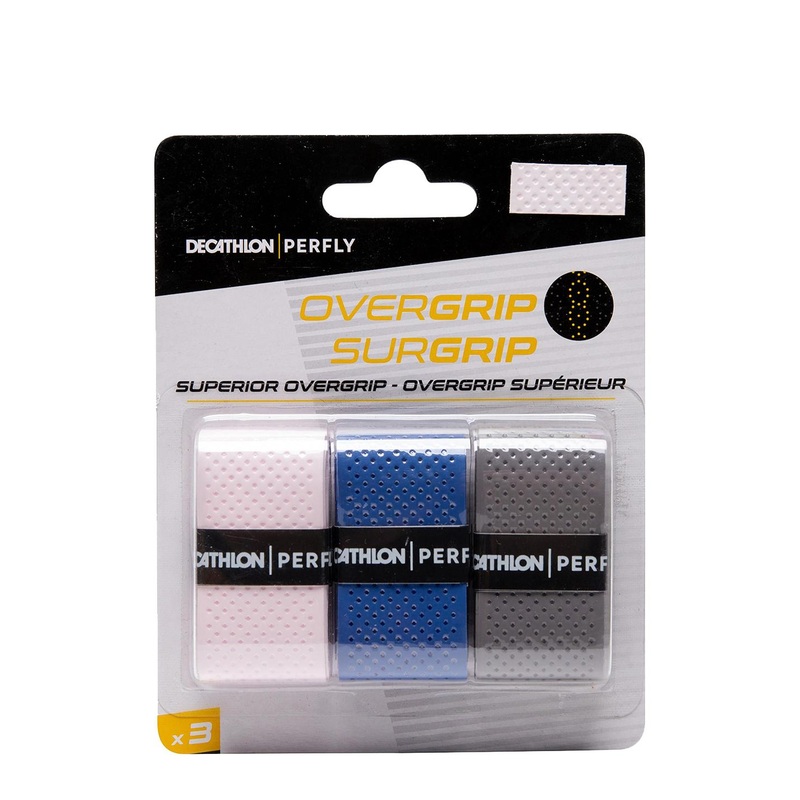 Decathlon Perfly Set Of 3 Tacky Overgrip Sports Accessories
