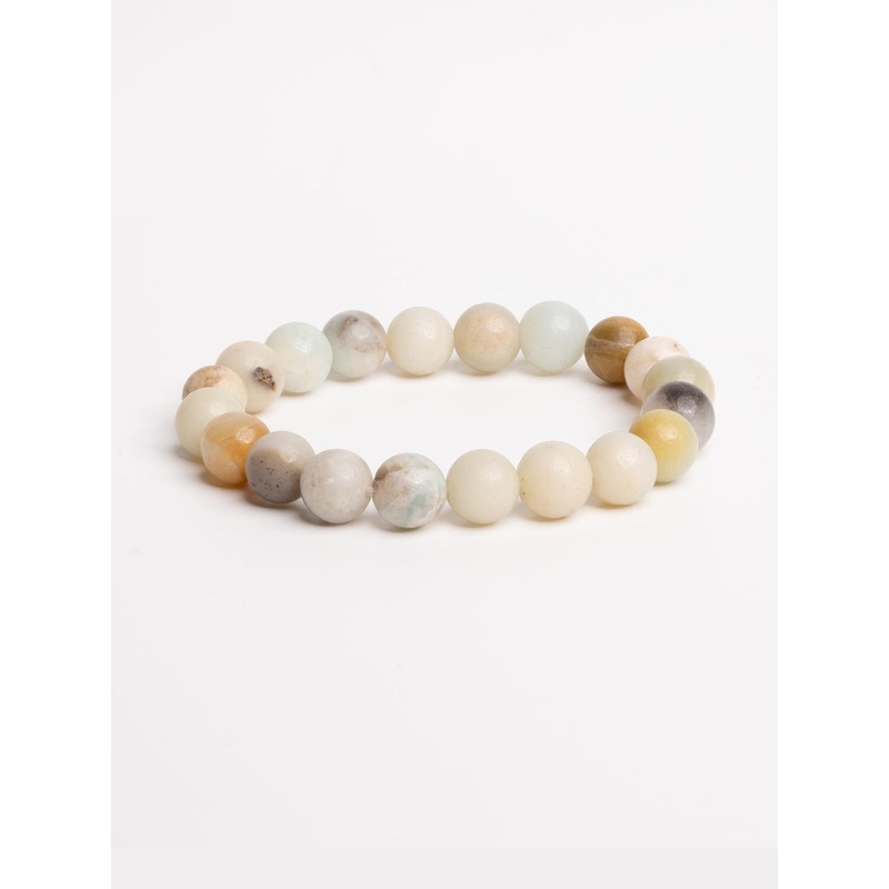 Look and Adorn Natural Amazonite Bracelet