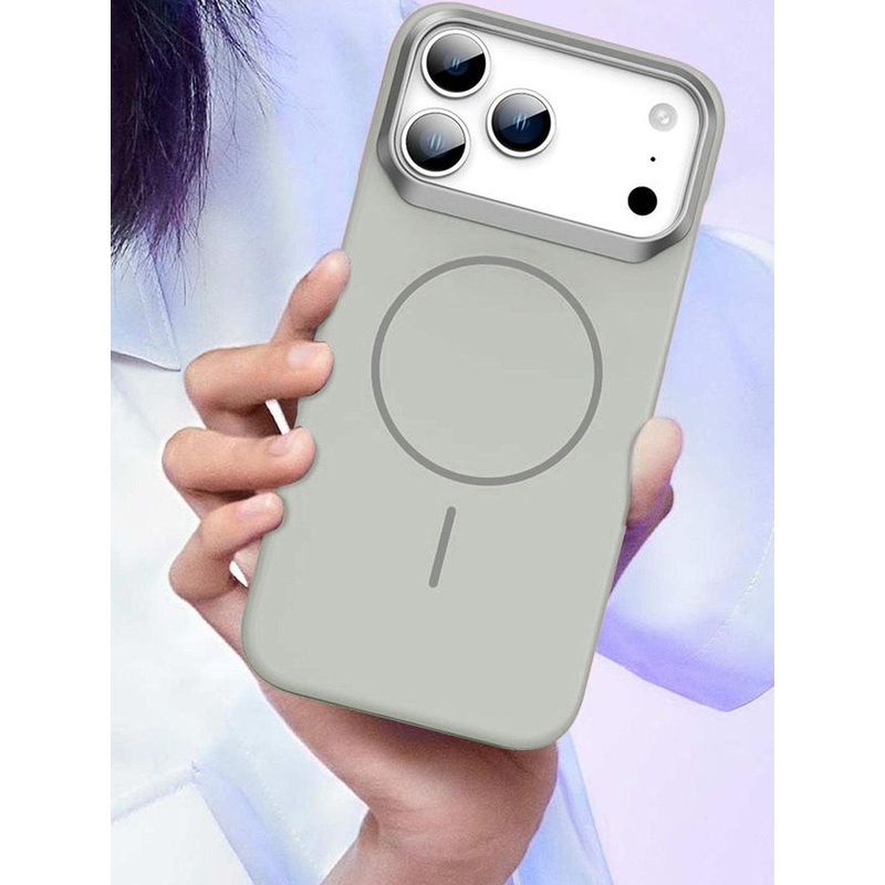 TREEMODA Unisex Solid iPhone 17 Pro Back Case Selicon Magsafe Mobile Accessories