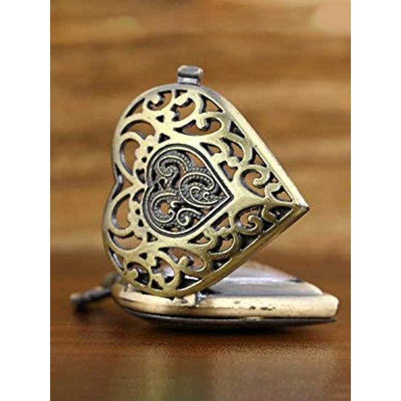 AUGEN Textured Metal Heart 2 Retro Key Chain With Key Ring