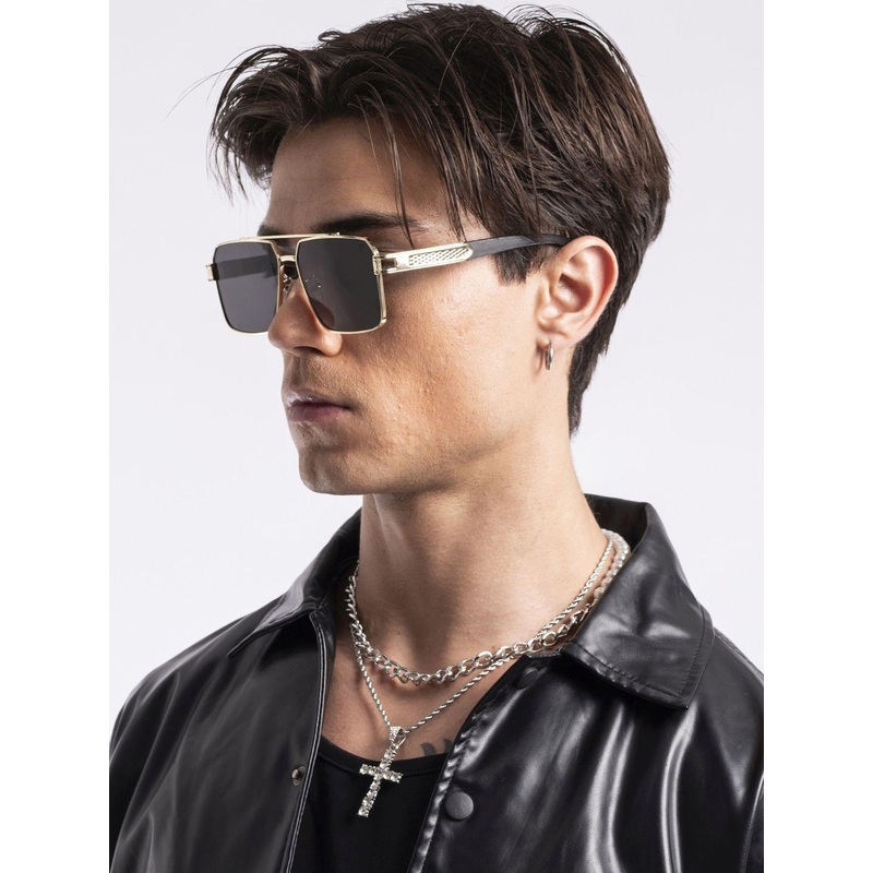 Voyage Full Rim Wayfarer Sunglasses with UV Protected Lens 58240MG4209