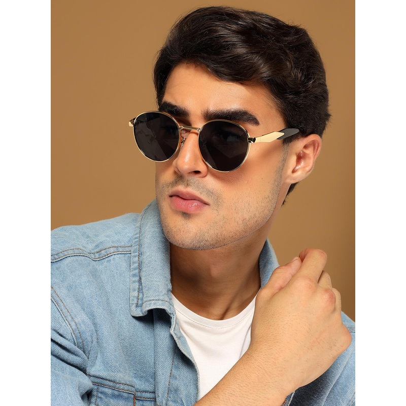 Voyage Unisex Round UV Protected Lens Sunglasses 8008MG7143