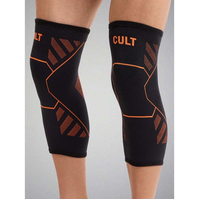 CULT 2-Pcs Printed Knee Support Workout Accessories