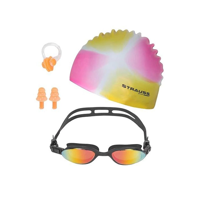 STRAUSS Anti Fog Swimming Goggles Kit Swimwear Accessories