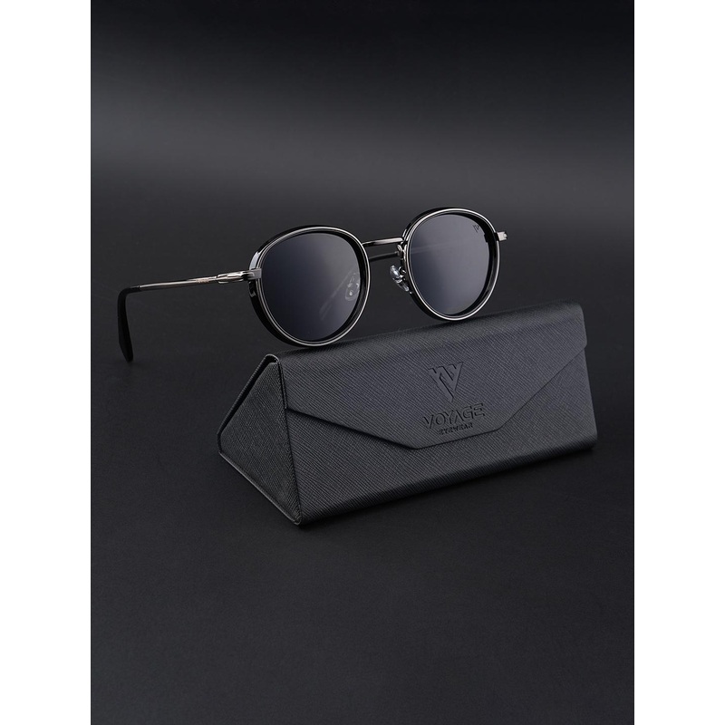 Voyage Polarised And UV Protected Lens Full Rim Round Sunglasses 3040MG3982Z