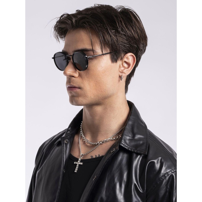 Voyage Unisex Round Sunglasses with Polarised and UV Protected Lens 3040PMG3980Z