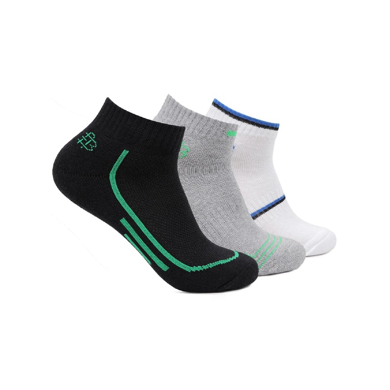 Bonjour Men Set of 3 Ankle-Length Socks