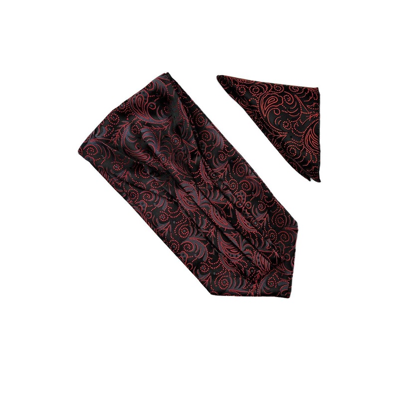 VOICI Men Accessories – Ascot Tie & Pocket Square Combo