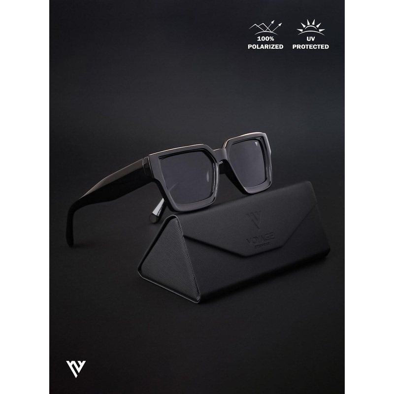 Voyage Lens Wayfarer Sunglasses With Polarised And UV Protected Lens 952PMG4114