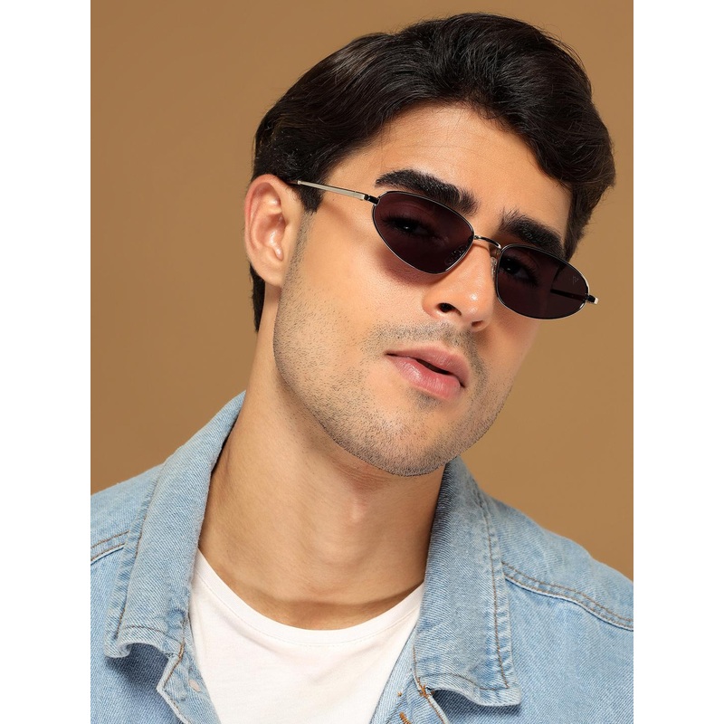 Voyage Unisex Oval Sunglasses 2315MG7145-Black