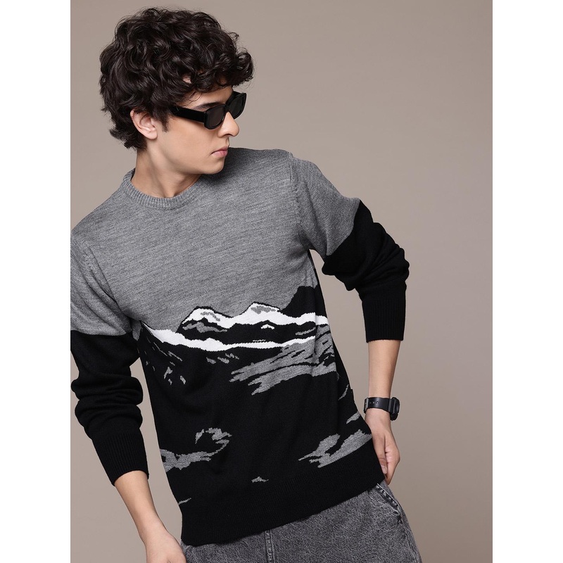 The Roadster Lifestyle Co. Self-Design Acrylic Pullover