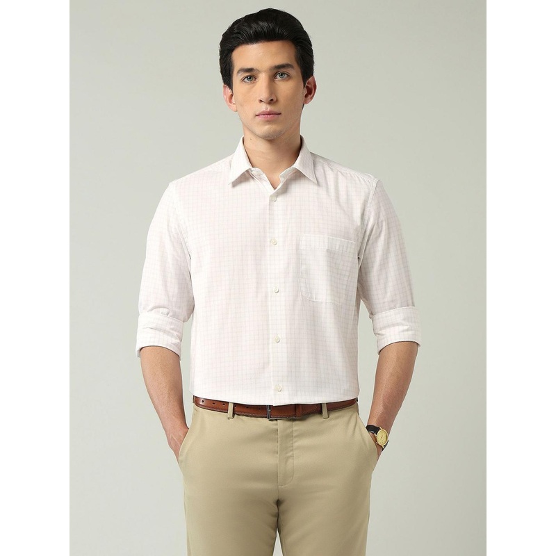 AD By Arvind Men Grid Tattersall Checks Checked Formal Shirt
