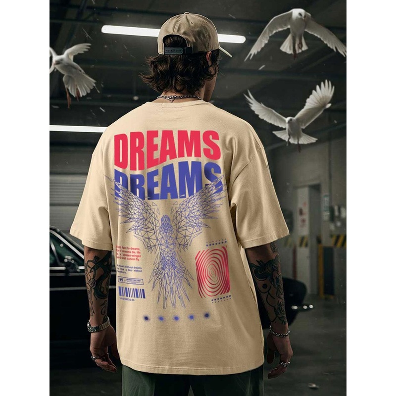 VEIRDO Men Printed Pockets T-shirt