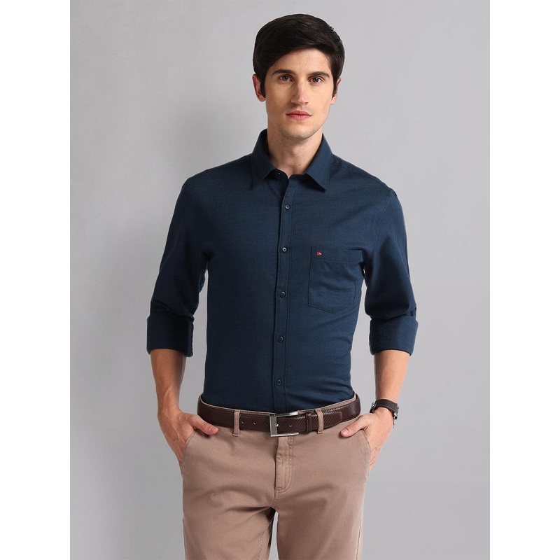 AD By Arvind Geometric Patterned Slim Fit Shirt