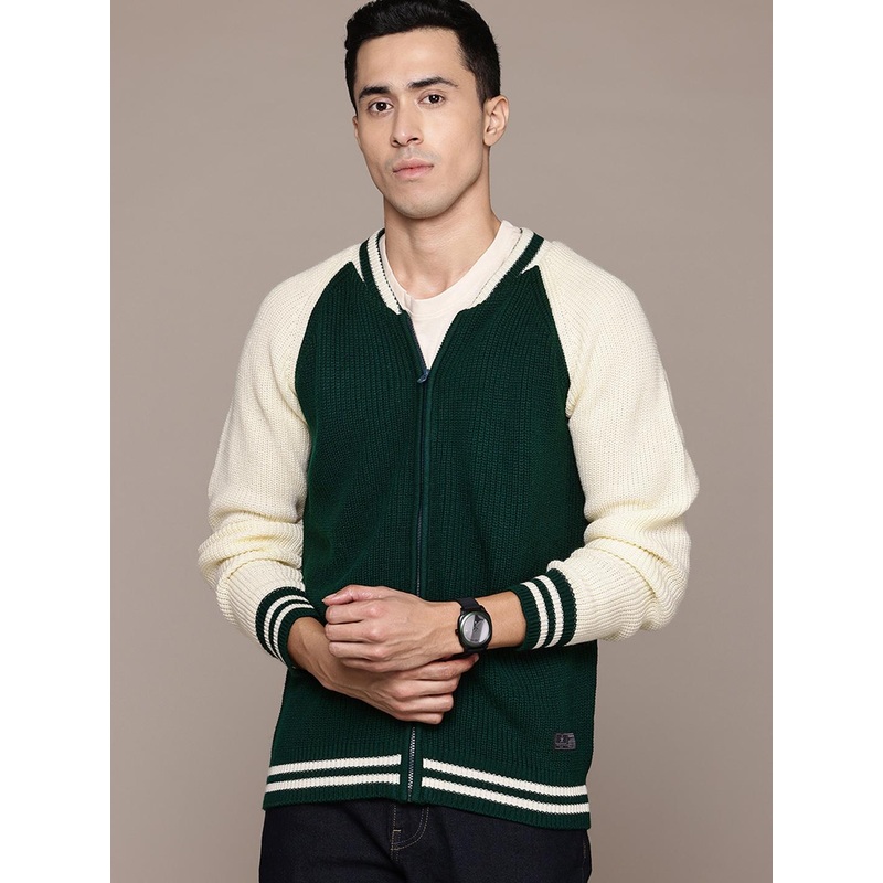 The Roadster Lifestyle Co. Ribbed Acrylic Cardigan