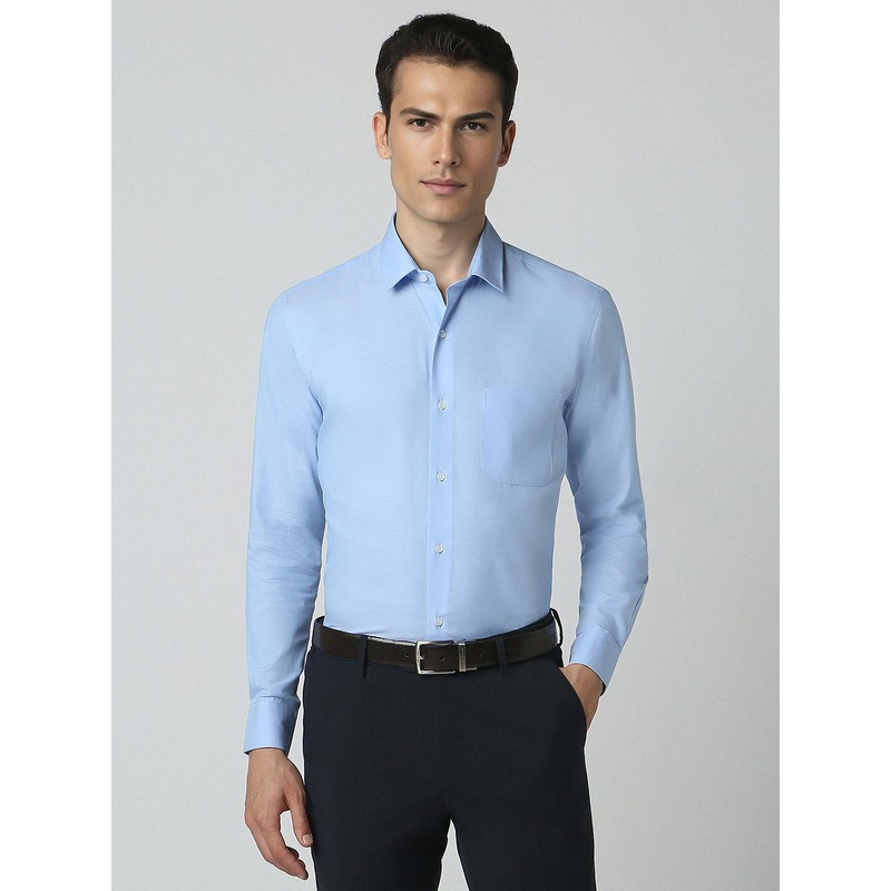 Peter England Opaque Cotton Formal Shirt