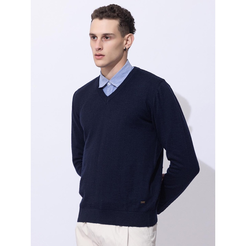 ARMISTO Men Woollen V-Neck Pullover