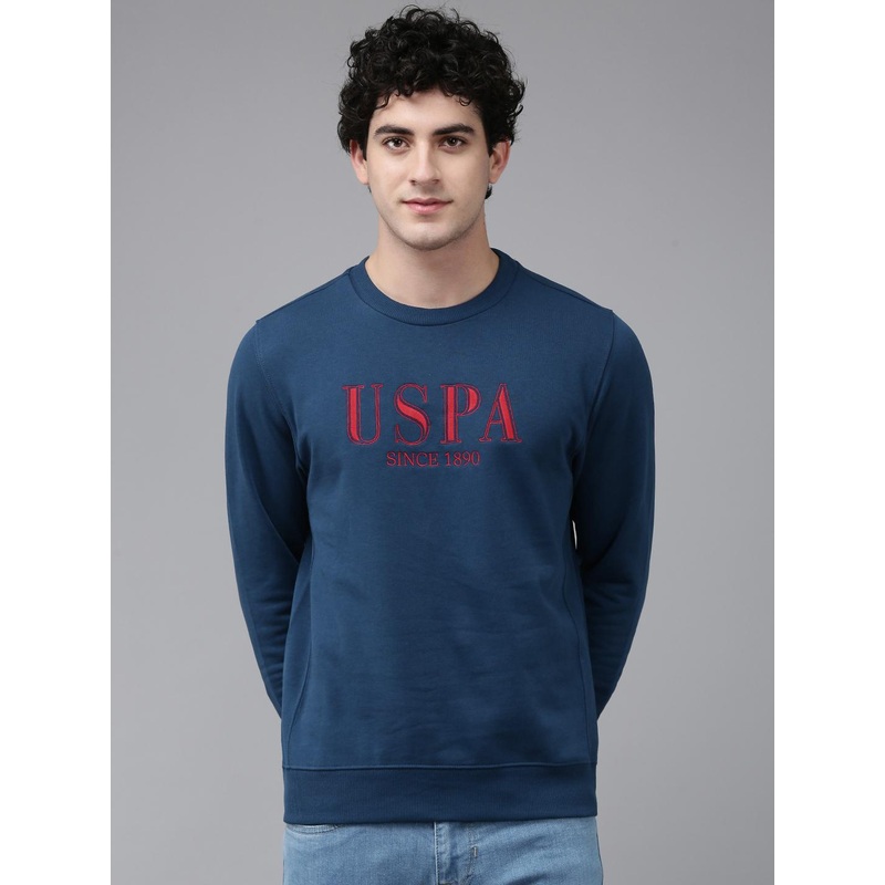 U.S. Polo Assn. Brand Logo Embroidered Sweatshirt