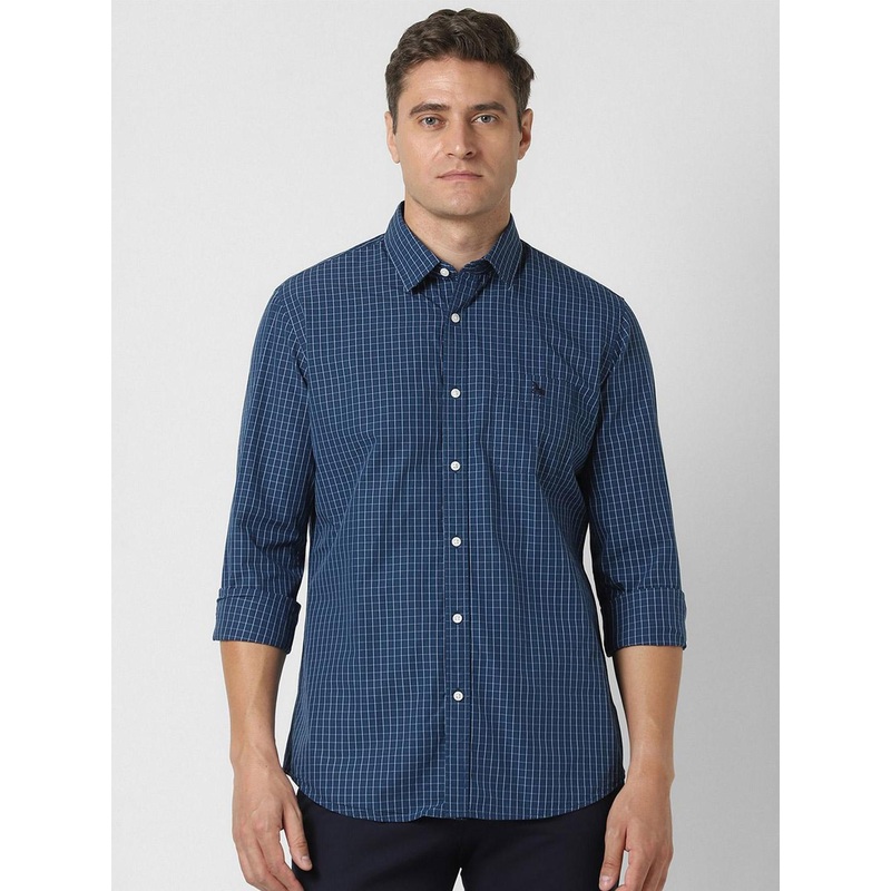 Van Heusen Sport Men Slim Fit Checked Cotton Casual Shirt