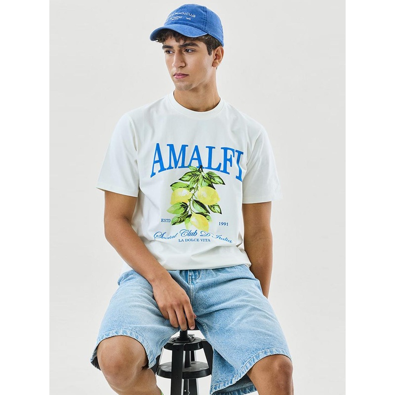 Snitch Graphic Printed Pure Cotton T-Shirt