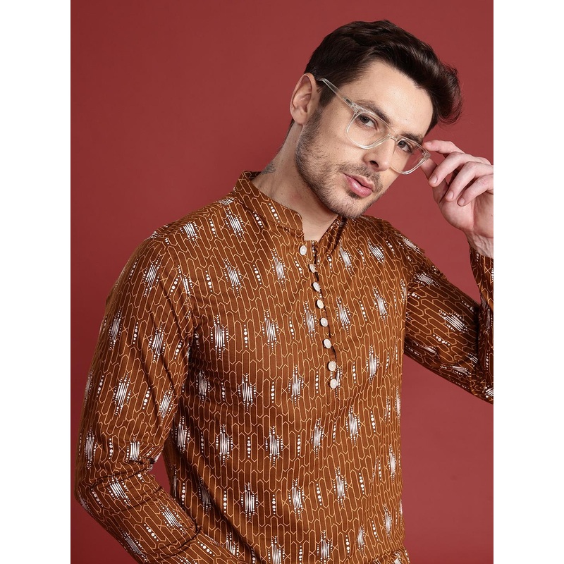 Anouk Geometric Printed Kurta