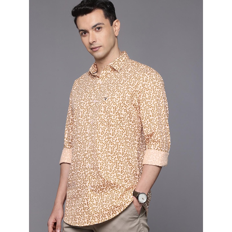 Allen Solly Classic Fit Tropical Printed Pure Cotton Casual Shirt