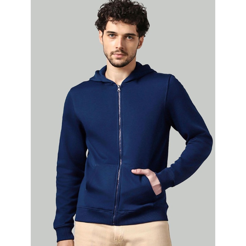 AUSK Men Hooded Solid Long Sleeves Sweatshirt