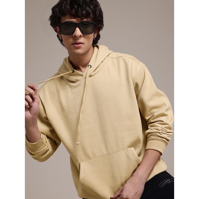 The Roadster Lifestyle Co. Men Relaxed Fit Hooded Sweatshirt
